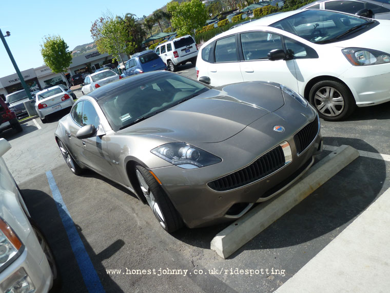Fisker Karma on the Road